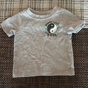 Gray Kids T-Shirt - Mommy's Chill Dude